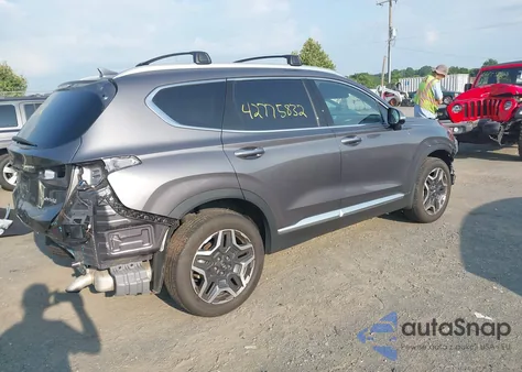 2021 Hyundai Santa Fe Hybrid Limited from USA, damaged, VIN KM8S5DA1XMU007511